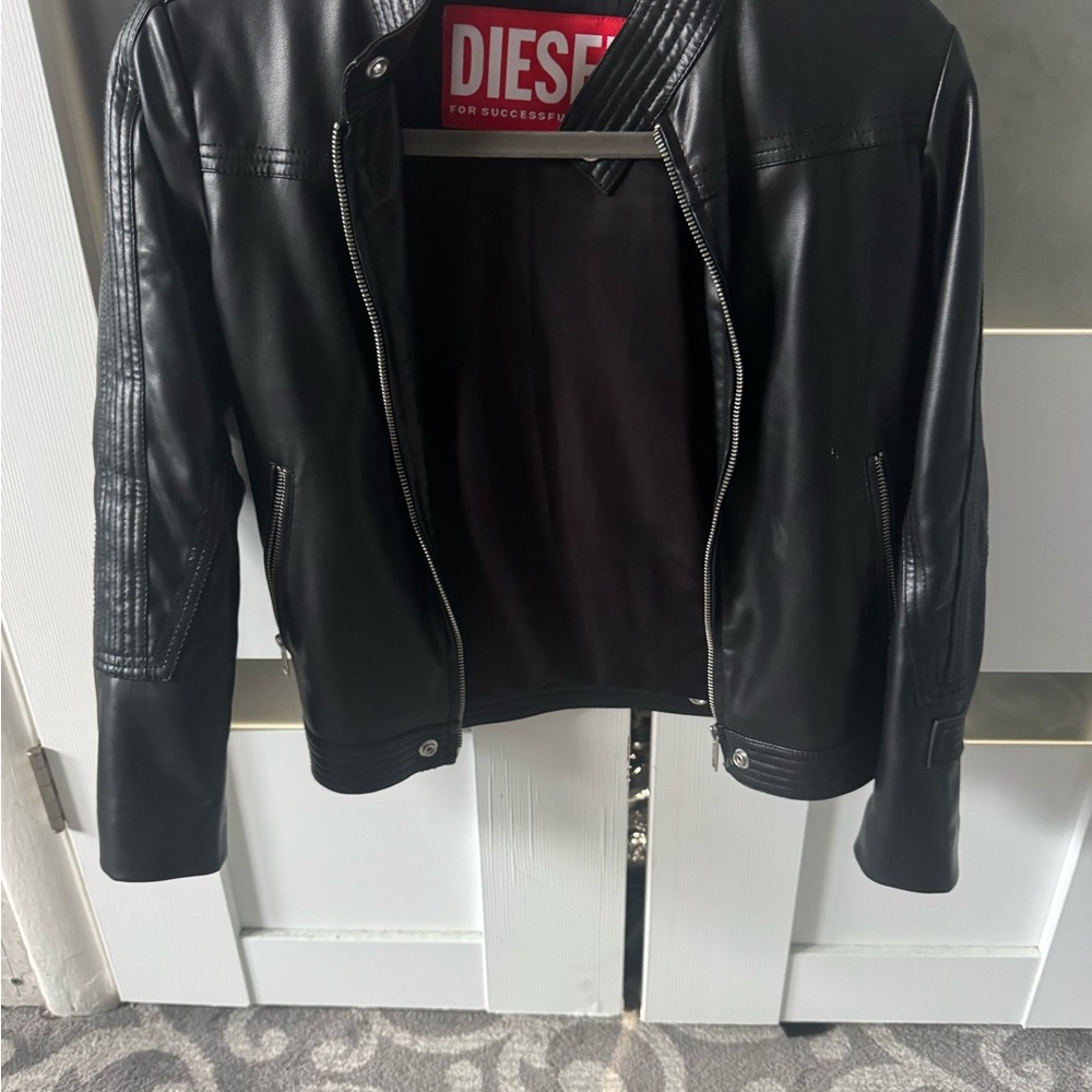 Diesel Black Moto Jacket